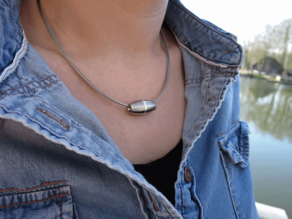 Schmuckanhänger "Cocoon" - mit Silber 925/- - Image 4