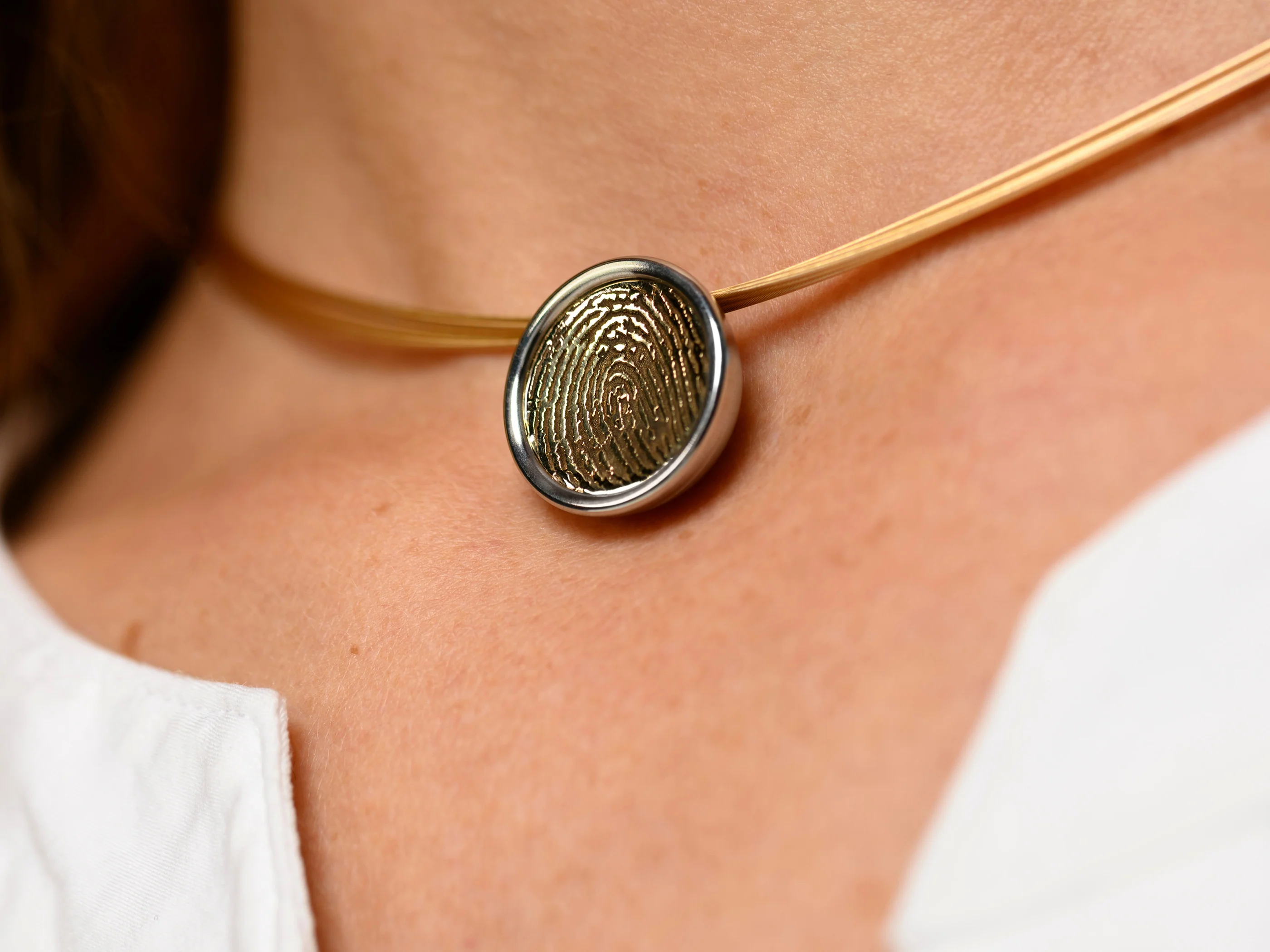 Schmuckanhänger "Fingertip" - mit Gold 14kt. - Image 2